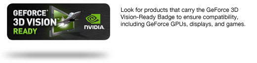 GeForce 3D Vision Ready