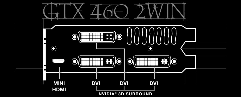 GTX 460 2Win Bracket