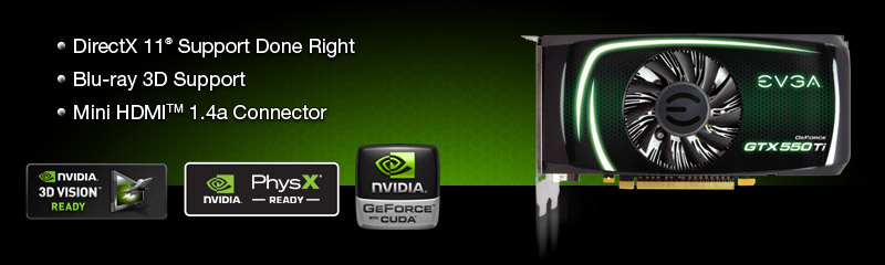 GTX 550 Ti Series Specs