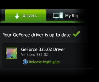 GeForce drivers up to date