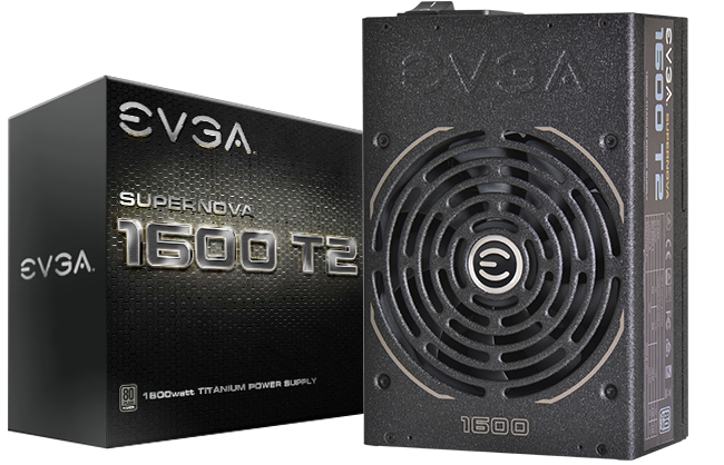 EVGA SuperNOVA 1600 T2 Box and Product Shot