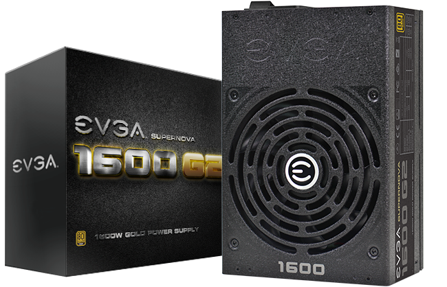 EVGA SuperNOVA 1600 G2 Box and Product Shot