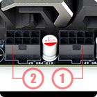Два 8-контактных разъёма для питания процессора