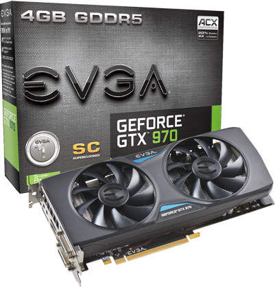 EVGA GeForce GTX 970 Superclocked ACX