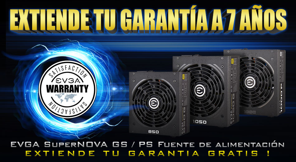 EVGA SuperNOVA GS / PS Fuente de alimentación – EXTIENDE TU GARANTIA GRATIS !