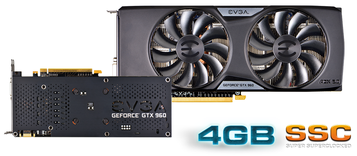 EVGA GeForce GTX 960 4GB Card