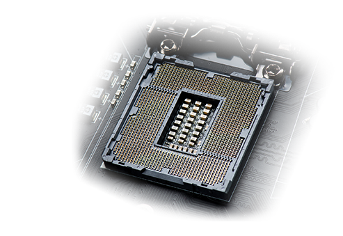 Elevato contenuto d'oro per il socket della CPU