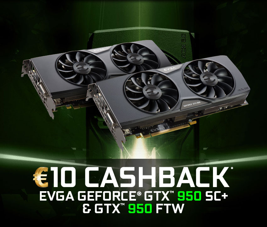 EVGA Cashback on GTX 950