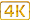 4K logo