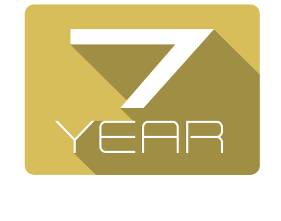 7 Year Warranty