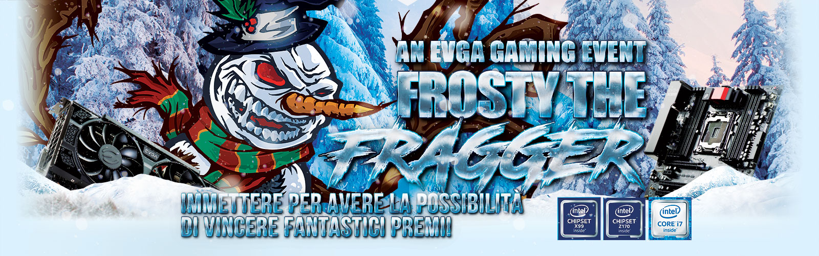 Immettere per avere la possibilità di vincere fantastici premi!