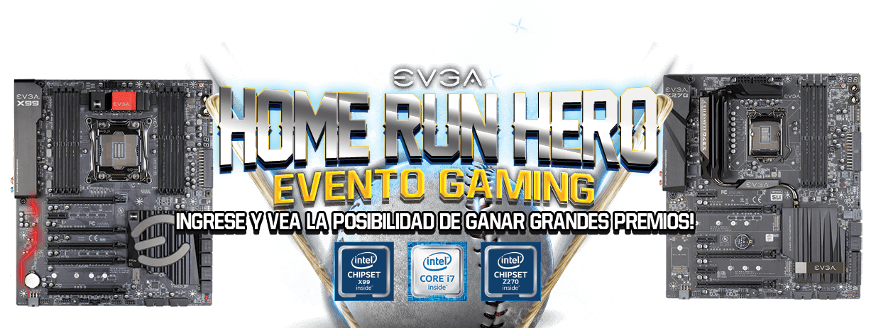 Evento EVGA Home Run Hero Gaming