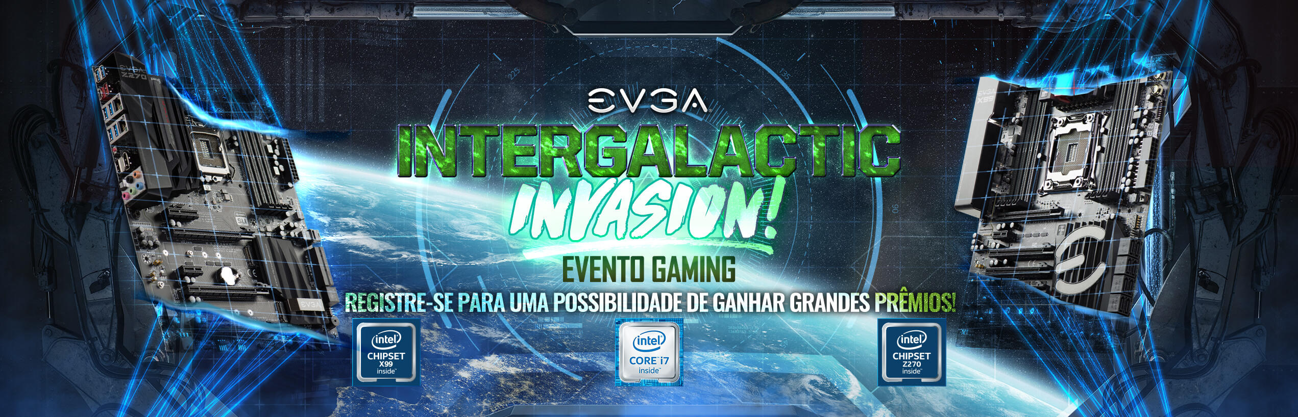 Evento Gaming Invasão Intergalática EVGA