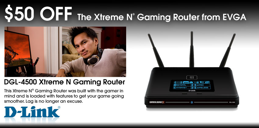 $50 off D-Link DGL Xtreme N® Gaming Router