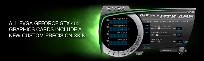 EVGA Precision - Custom skin for GTX 465