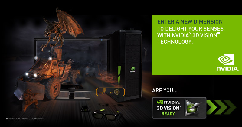 NVIDIA: 3D Vision Ready