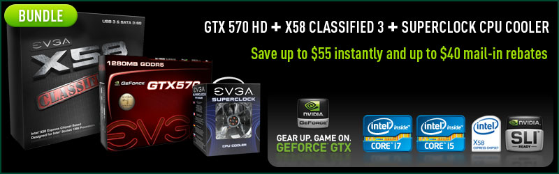 Gear Up with EVGA X58 Bundle 1
