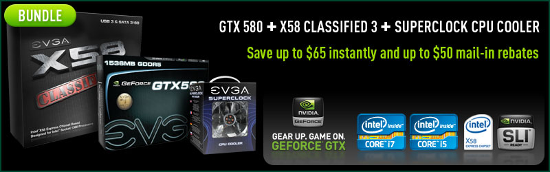 Gear Up with EVGA X58 Bundle 2