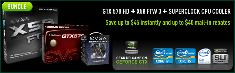 Gear Up with EVGA X58 Bundle 3
