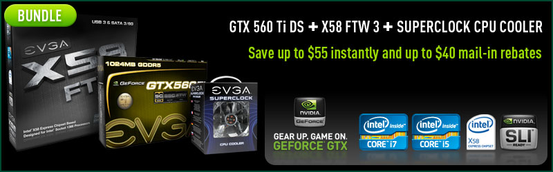 Gear Up with EVGA X58 Bundle 4