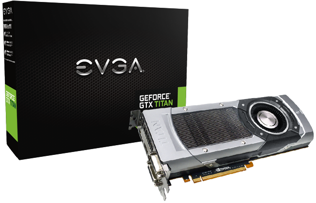 EVGA GeForce GTX Titan SuperClocked Signature 6GB GDDR5 384ビット