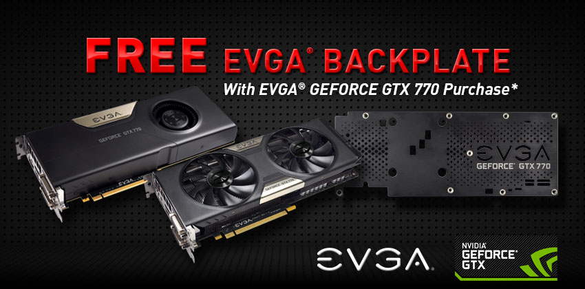 Free EVGA Backplate