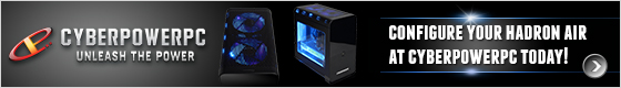 Configure your Hadron Air at CyberpowerPC