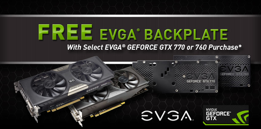 Free EVGA Backplate