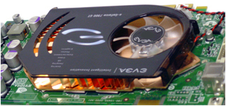 e-GeForce 7900 GT KO high-efficiency thermal solution