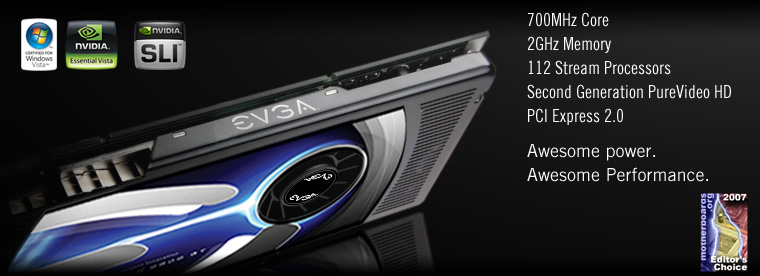 The EVGA 8800 GT Performance