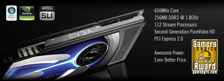 The EVGA 8800 GT Performance