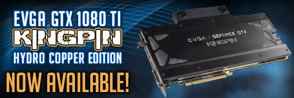 EVGA HydroCopper for GTX 1080 Ti K|NGP|N Edition