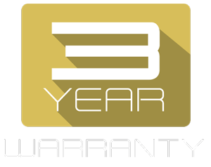 3 Year Warranty
