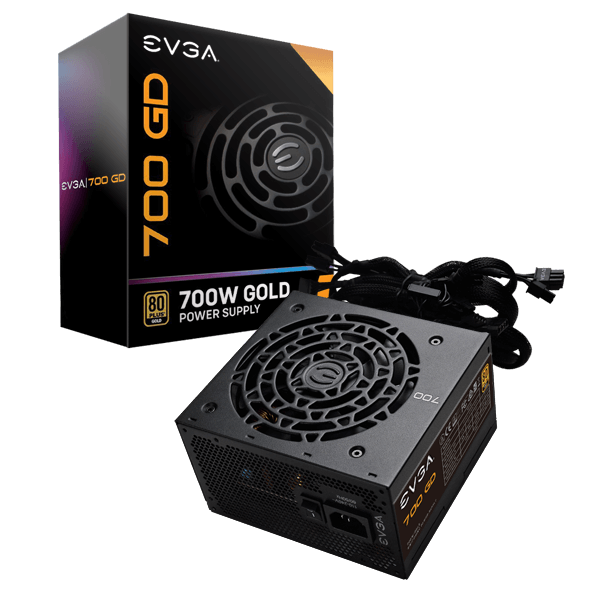 EVGA 700 GD, 80+ GOLD 700W, 5 Year Warranty, Power Supply 100-GD-0700-V1