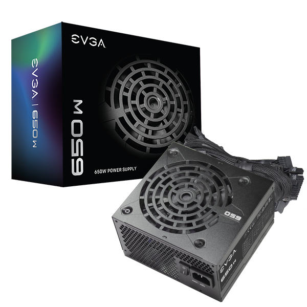 EVGA 650 N1, 650W, 2 Year Warranty, Power Supply 100-N1-0650-L1