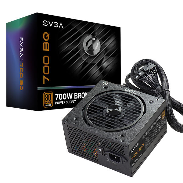 EVGA 700 BQ, 80+ BRONZE 700W, Semi Modular, 5 Year Warranty, Power Supply 110-BQ-0700-V1