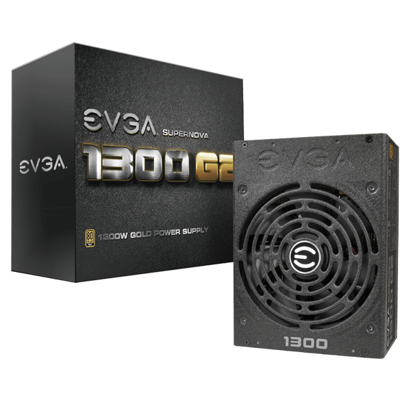 EVGA SuperNOVA 1300 G2, 80+ GOLD 1300W, Fully Modular, 10 Year Warranty, Includes FREE Power On Self Tester Power Supply 120-G2-1300-XR