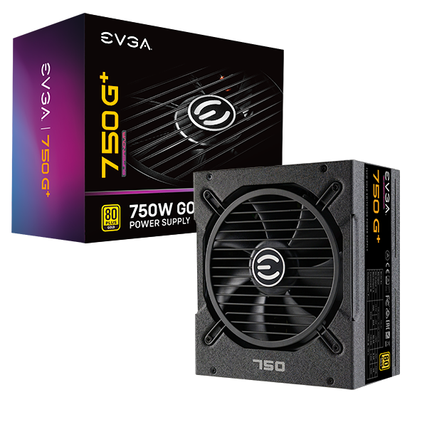 EVGA SuperNOVA 750 G+, 80 Plus Gold 750W, Fully Modular, FDB Fan, 10 Year Warranty, Includes Power ON Self Tester, Power Supply 120-GP-0750-X1