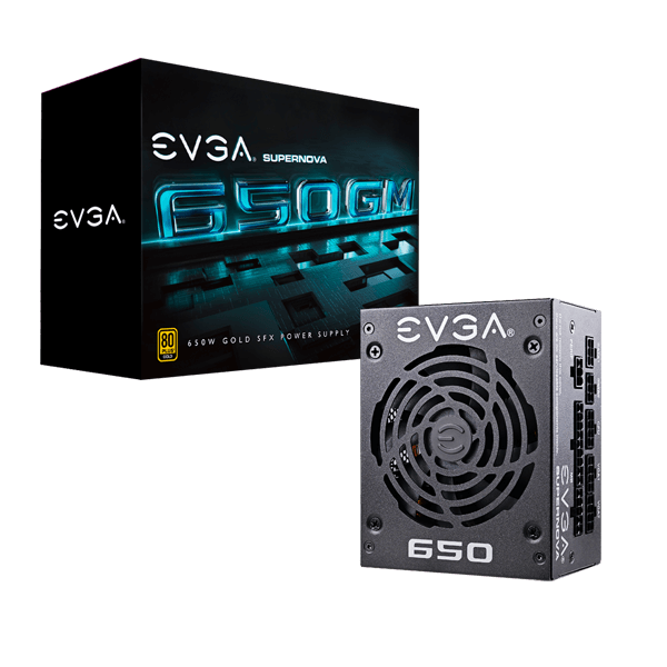 EVGA SuperNOVA 650 GM, 80 Plus Gold 650W, Fully Modular, ECO Mode with DBB Fan, 7 Year Warranty, Includes Power ON Self Tester, SFX Form Factor, Power Supply 123-GM-0650-Y1