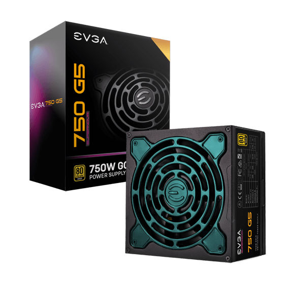 EVGA SuperNOVA 750 G5, 80 Plus Gold 750W, Fully Modular, Eco Mode with FDB Fan, 10 Year Warranty, Includes Power ON Self Tester, Compact 150mm Size, Power Supply 220-G5-0750-X1