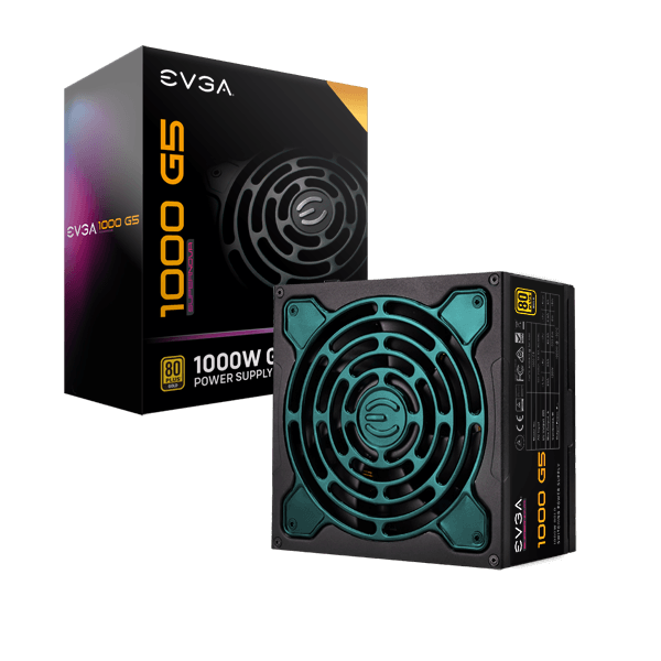 EVGA SuperNOVA 1000 G5, 80 Plus Gold 1000W, Fully Modular, Eco Mode with FDB Fan, 10 Year Warranty, Includes Power ON Self Tester, Compact 150mm Size, Power Supply 220-G5-1000-X1