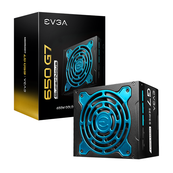 EVGA SuperNOVA 650 G7, 80 Plus Gold 650W, Fully Modular, Eco Mode with FDB Fan, 10 Year Warranty, Includes Power ON Self Tester, Compact 130mm Size, Power Supply 220-G7-0650-X1