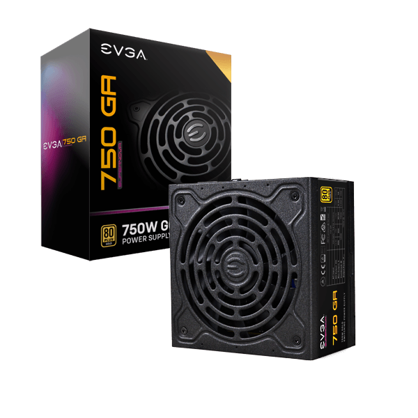 EVGA SuperNOVA 750 GA, 80 Plus Gold 750W, Fully Modular, Eco Mode, 10 Year Warranty, Includes Power ON Self Tester, Compact 150mm Size, Power Supply 220-GA-0750-X1