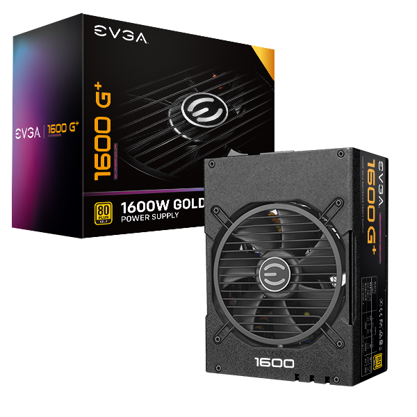 EVGA SuperNOVA 1600 G+, 80+ GOLD 1600W, Fully Modular, 10 Year Warranty, Includes FREE Power On Self Tester, Power Supply 220-GP-1600-X1