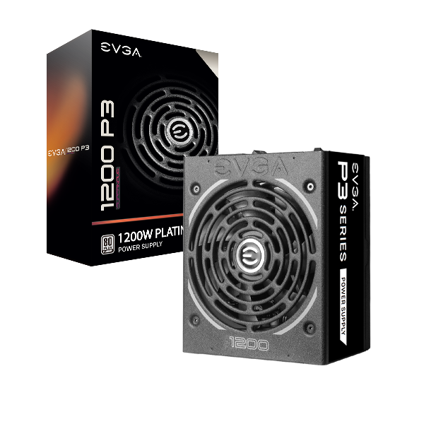 EVGA SuperNOVA 1200 P3, 80 Plus Platinum 1200W, Fully Modular, Eco Mode with FDB Fan, 10 Year Warranty, Includes Power ON Self Tester, Compact 180mm Size, Power Supply 220-P3-1200-X1