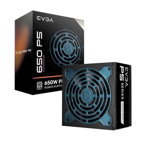 EVGA SuperNOVA 650 P5, 80 Plus Platinum 650W, Fully Modular, Eco Mode with FDB Fan, 10 Year Warranty, Includes Power ON Self Tester, Compact 150mm Size, Power Supply 220-P5-0650-X1