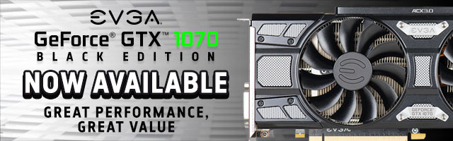 EVGA GeForce GTX 1070 Black Edition