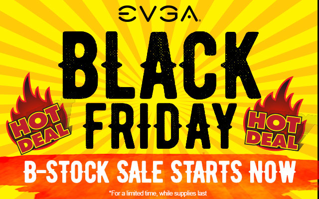 EVGA Black Friday B-Stock Sale