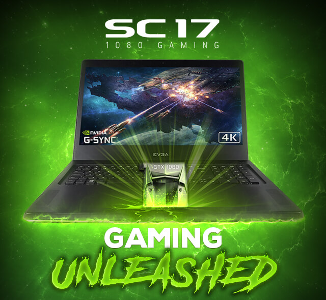 EVGA SC17 1080 G-SYNC Gaming Laptop