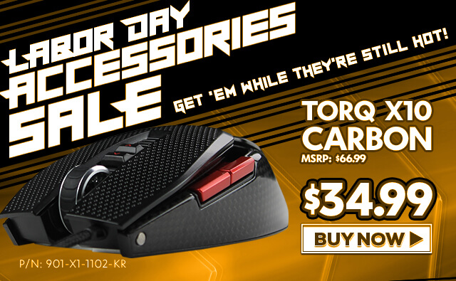 EVGA TORQ X10 Carbon - $34.99 - Buy Now